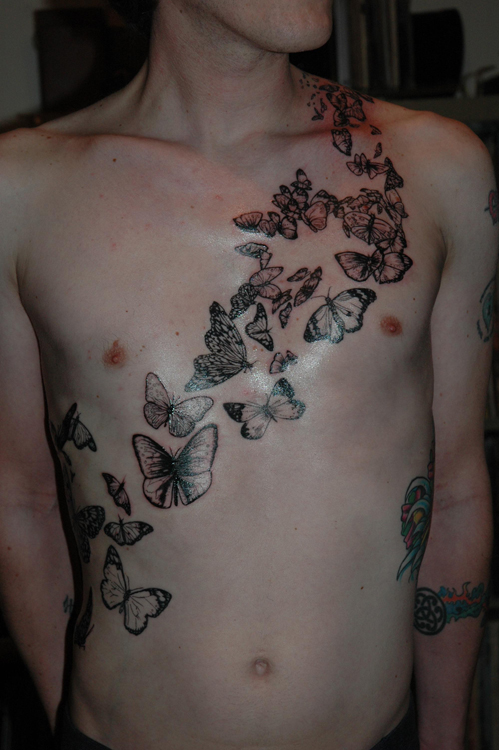 Tattoos - Butterfly Swarm - 28971